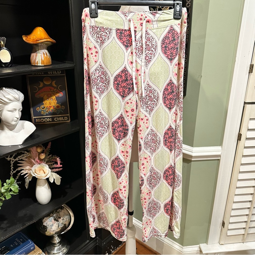 Amanda Blu Boho Patchwork Print Pants – Size Small